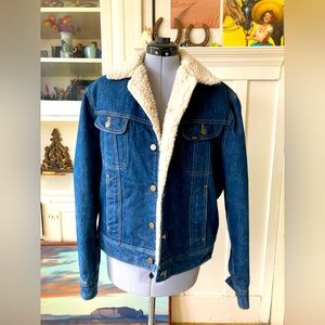 Lee Vintage Storm Rider Sherpa Denim Jacket
